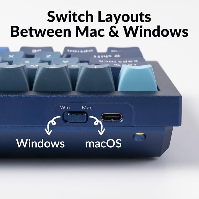 Keychron Q4 Wired Custom Mechanical Keyboard, 60% Layout QMK/VIA Programmable - Image 5