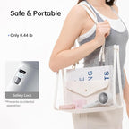 JISULIFE Portable Handheld Fan, 4000mAh Rechargeable Mini, 5 Speed Strong Wind - Image 5