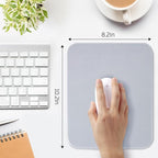 Gray Splash-Proof Textured 10.2 x 8.2Inch Mouse Pad - Image 3