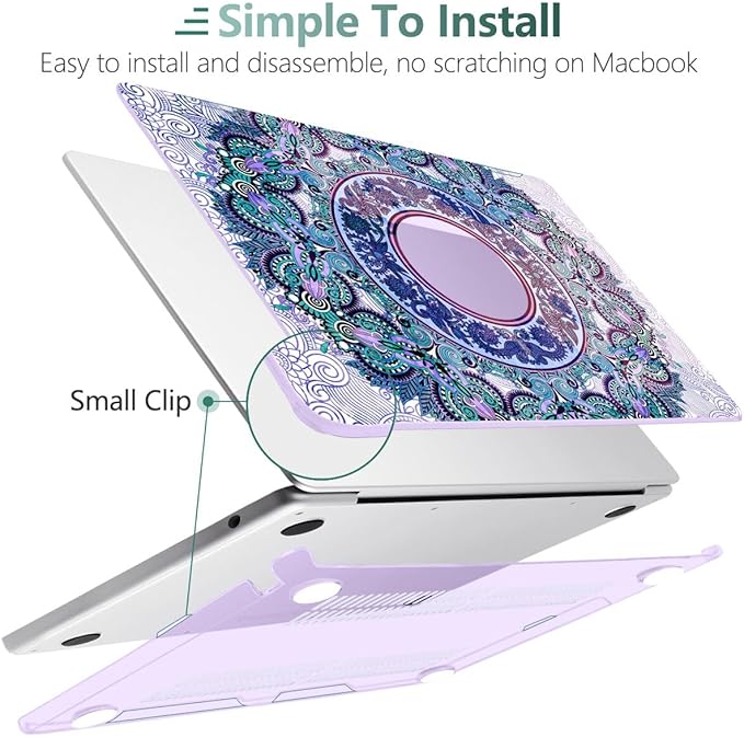 TWOLSKOO Compatible with M4 MacBook Air 15 inch Case 2025-2023 Released Model - Image 3