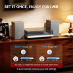 1 BY ONE Fully Automatic Record Player, HiFi Vinyl Turntable - Image 7