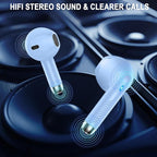 Wireless Earbuds, 40H Playback Mini Case IP7 Waterproof Sports Earphones - Image 6