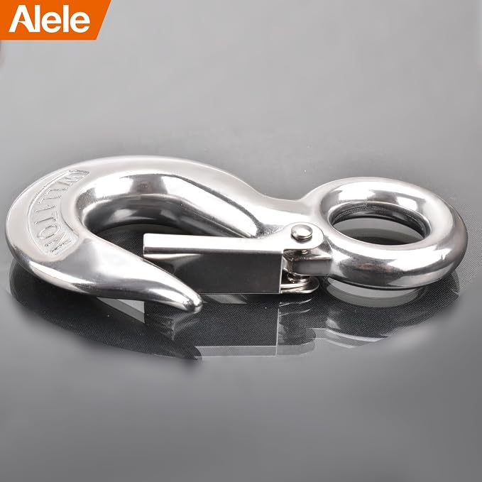 Alele Grab Hooks, 1T Crane Scale, Slip Hooks, Stainless Steel Lifting Hook - Image 3