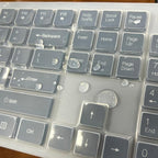 Wired Computers Keyboard with Cover Comfortable Hand Feel, Laser Engraved - Image 7