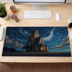 Anime Art Starry Sky Castle Desk Mat - Image 6