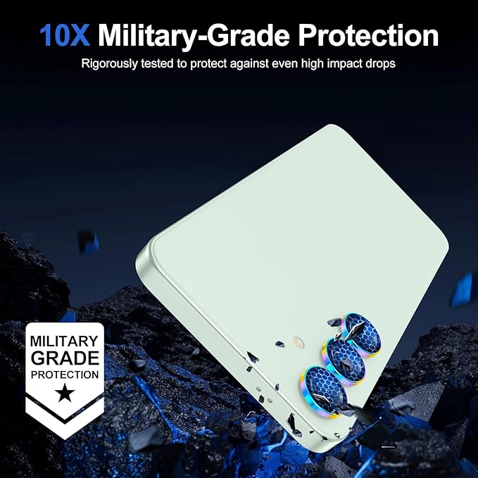 for Samsung Galaxy S25 Plus Camera Lens Protector, Individual Metal Ring - Image 5