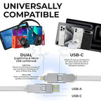 Rolling Square inCharge XL 6-in-1 Multi Charging Cable, Portable USB and USB-C - Image 2