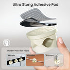 8 Pack Adhesive Cable Clips White Spring Loaded Cord Holders - Image 3