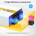 XWJNE 3000W Pure Sine Wave Power Inverter 12V DC to 120V GFCI AC Converter - Image 6