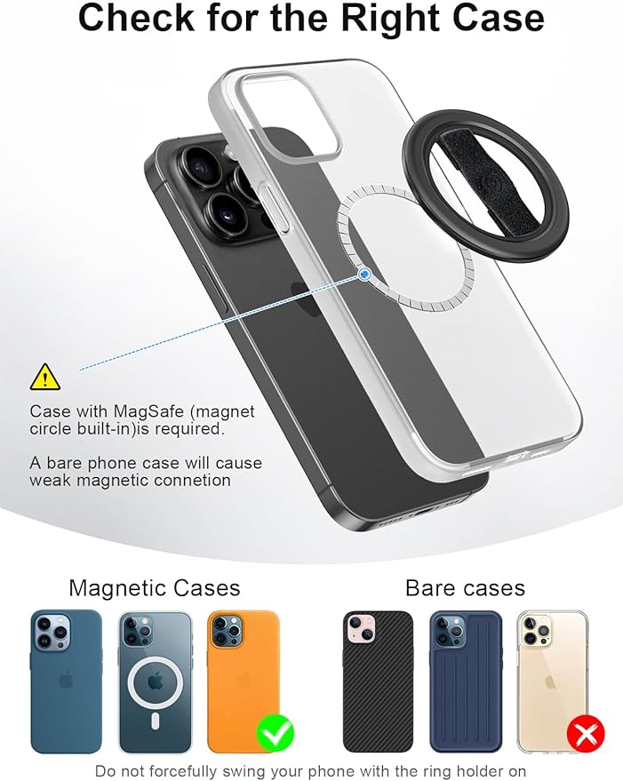 EWA MagOne Lite 3rd Gen Cell Phone Ring Holder, - Image 5