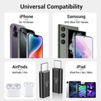 Temdan 2 Pack Lightning to USB C Adapter - Image 2