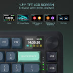 Redragon K724 PRO Wireless Gasket Gaming Keyboard w/Hype Screen & Knob - Image 5