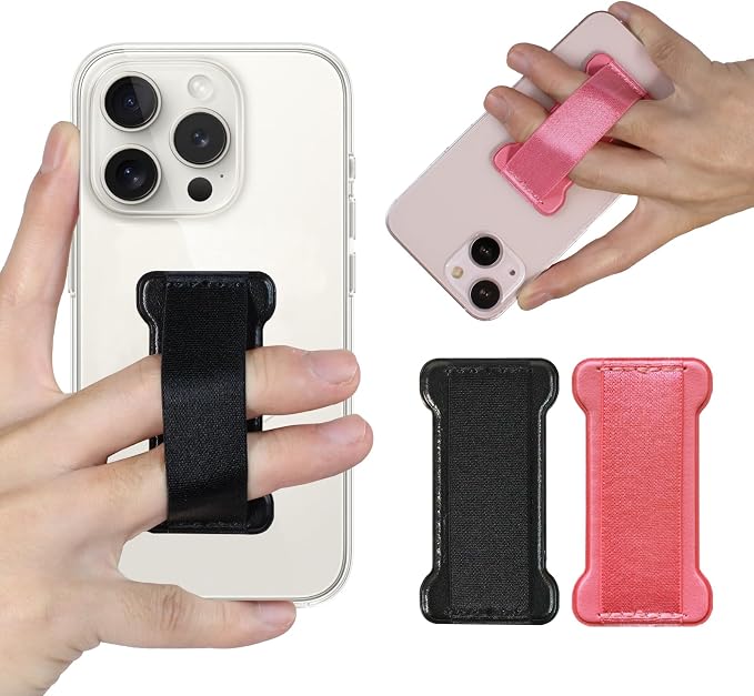 Cell Phone Finger Grip Strap Holder by WUOJI