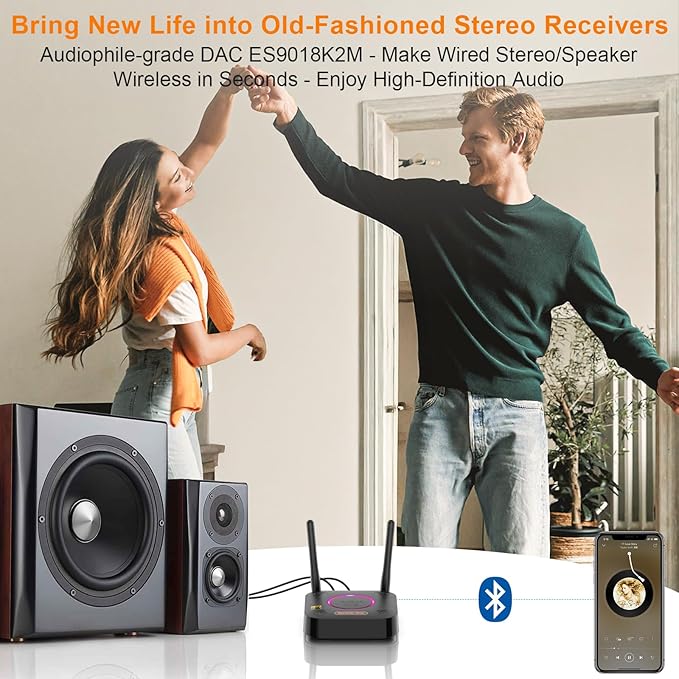 1Mii B06Ultra Bluetooth 5.2 Receiver - Image 2