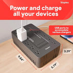 Staples TECH 650VA UPS Battery Backup - Image 3