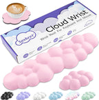 Cloud Wrist Rest Keyboard, Cloud Keyboard Wrist Pad Set by Sushret