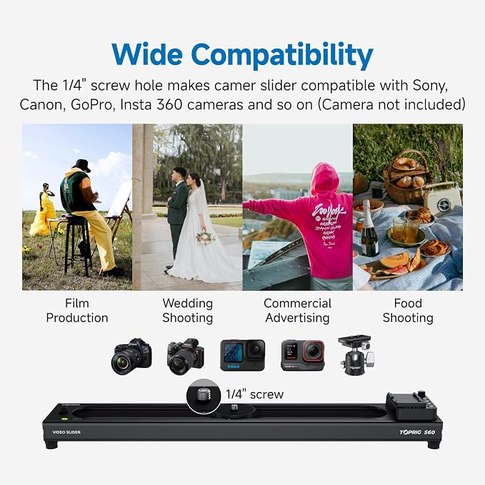 Accsoon Toprig S60 Camera Slider Motorized and Support Arms - Image 6