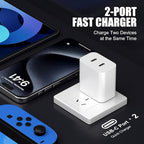 Charger for iPhone 16 15, Fast Dual Port USB C Charger Block, Double Type C - Image 4