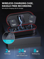 SYNCO Wireless Lavalier Mic System, G2 PRO Dual Channel 656FT Transmission - Image 3