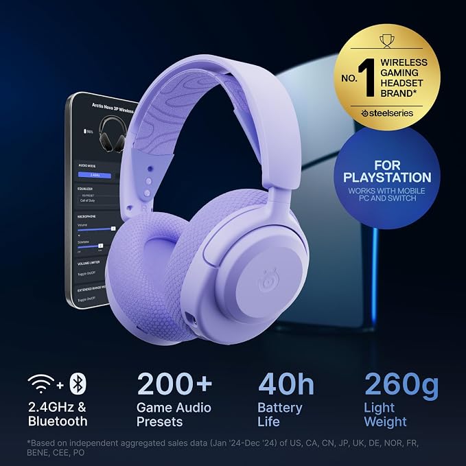SteelSeries Arctis Nova 3P Wireless Multi-Platform Gaming Headset — Mobile App - Image 2