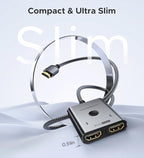HDMI Switch 2 in 1 Out 4K@60Hz, WARRKY Bidirectional 2x1 Switcher Splitter - Image 8