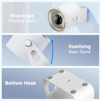 Quiet Small Desk Fan with 100 Speeds Knob switch, Digital Display Portable - Image 6