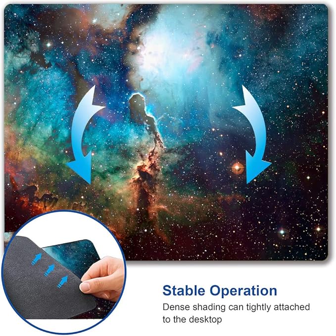 Mouse Pad, Space Mouse Pad, Gaming Mouse Mat, Square Waterproof Mouse Pad - Image 6