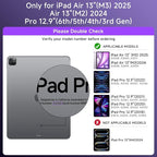 Transparent Case with Keyboard for iPad Air 13 Inch, iPad Pro 12.9 Inch - Image 2