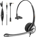 Wantek Cell Phone Headset with Microphone Noise Cancelling by Wantek