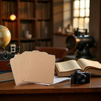 25 Pcs Retro Kraft Paper CD DVD Sleeves Envelopes Cardboard Storage Cases - Image 7