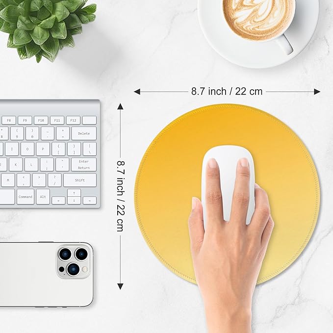 ITNRSIIET Mouse Pad Non-Slip Rubber Base Smooth Surface Stitched Edges - Image 3