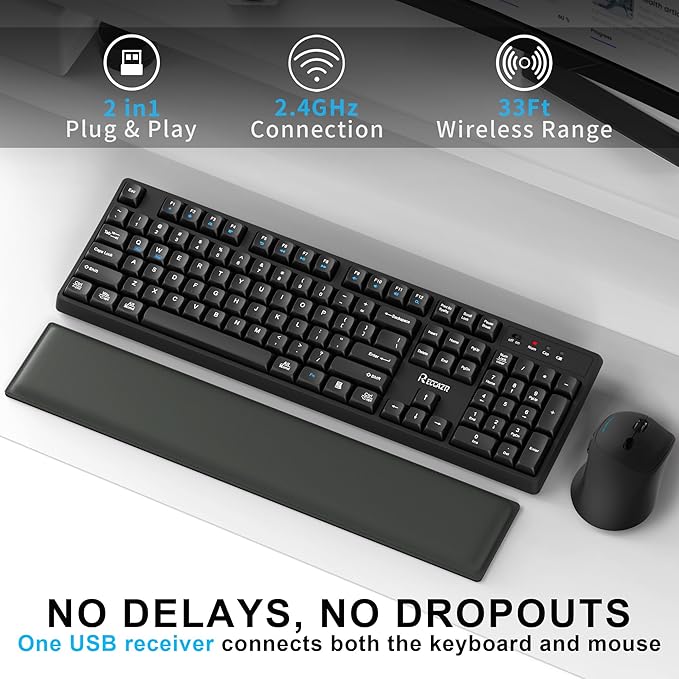 Wireless Keyboard and Mouse Combo - Image 4