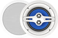Audio 3-Way Premium in-Ceiling 8" Round Speaker, Dual 1-inch Silk Dome Tweeters by ROCKRIX