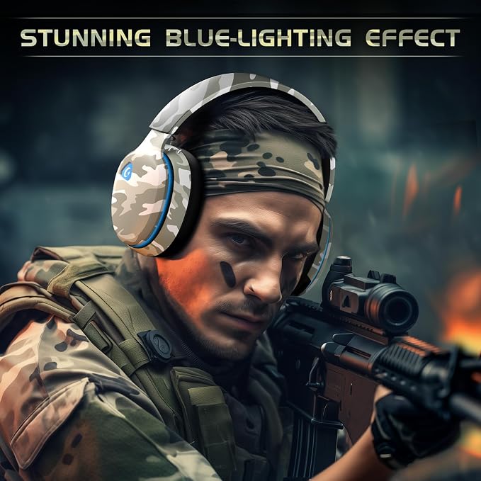 2.4GHz Wireless Gaming Headset for PS5, PS4 Fortnite & Call of Duty/FPS Gamers - Image 8