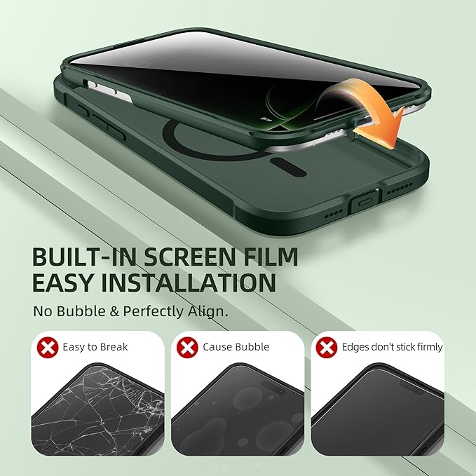 BERFY Magnetic for iPhone 16 Pro Max Case, Compatible - Image 6