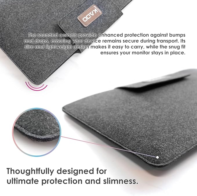 Kado 15.6 Inch Portable Monitor Case Sleeve Bag Made - Image 2
