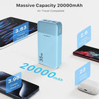 J2651 Portable Charger, 35W 20000mAh USB C in & Out Power Bank, Battery Pack - Image 3