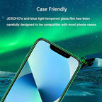 Blue Light Screen Protector for iPhone 13 mini, Eye Protection, Tempered Glass - Image 8