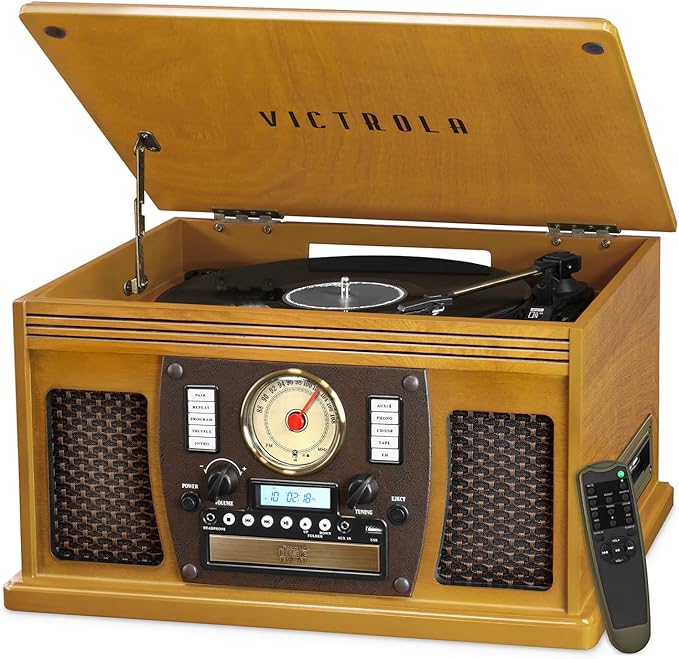 Victrola Navigator 8-in-1 Bluetooth Record Player by Victrola