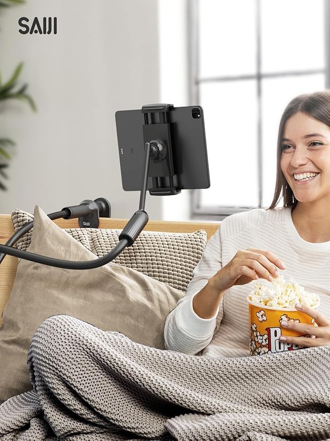 SAIJI 47" Gooseneck Kindle Holder, Tablet Holder - Image 8