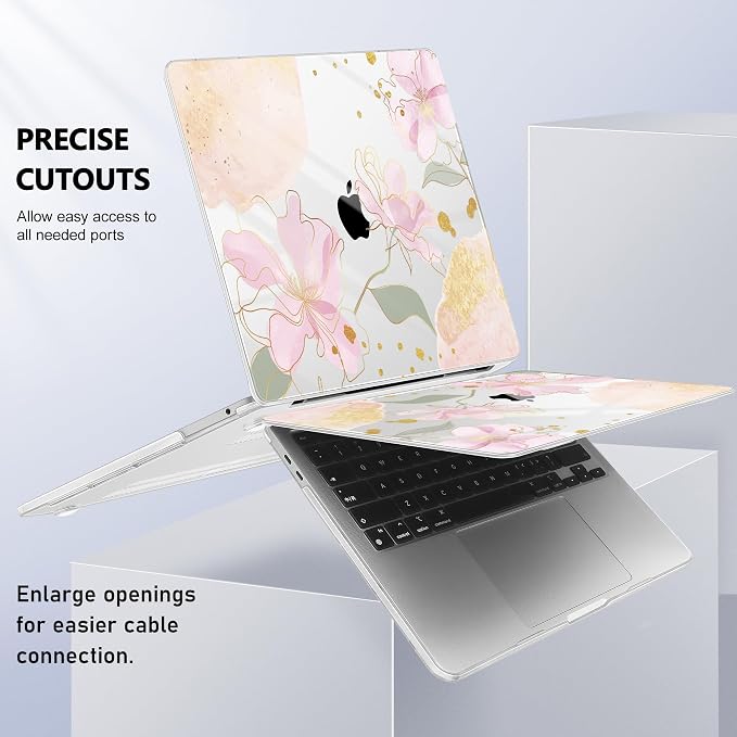 Case for MacBook Pro 13 inch with/Without Touch Bar, Hard Shell + Keyboard - Image 8