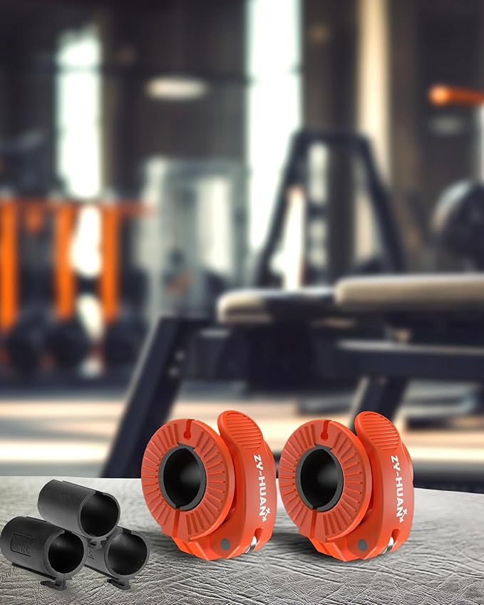 Pro Barbell Clips 1 inch Barbell Clamps 0.9-1.18inch Quick Release Weight Clips - Image 6