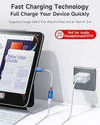 2 Pack Lightning to USB C Adapter, Lightning Female to USB C Male Cable Adapter - Image 5