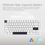 KEEBMONKEY WOBKEY Rainy 75 CNC Aluminum HMX/JWK/Cocoa Switches Triple-Mode - Image 3
