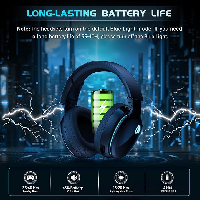 2.4GHz Wireless Gaming Headphones - Image 6