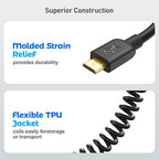 Cable Matters 2-Pack Coiled USB Cable 2-4 Feet - Image 5