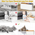 YUANYE Cable Management Box 2 Pack - Image 3