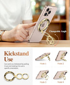 GVIEWIN Magnetic Phone Ring Holder, Compatible - Image 4
