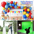 Pipe and Drap Backdrop Stand Kit, 10x 10ft Heavy Duty Adjustable Frame Backdrop - Image 6