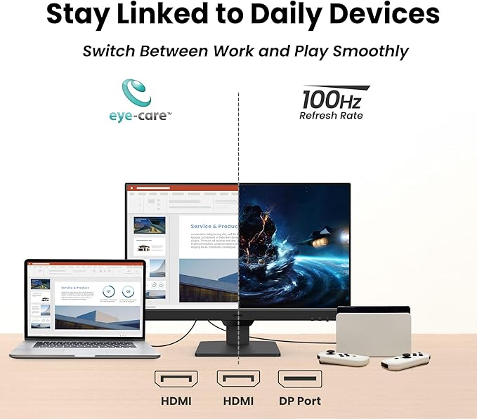 BenQ GW2790 27" Monitor 100Hz FHD 1920x1080p | IPS | Eye-Care | VESA Mount | - Image 5